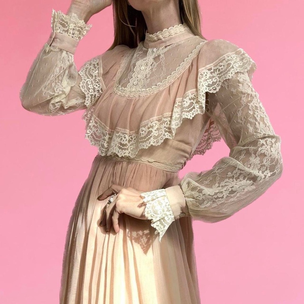 1970s Gunne Sax Prairie Dress - image 3